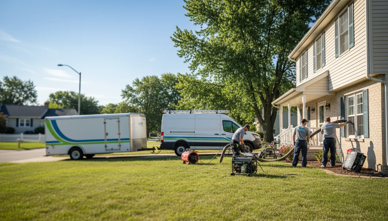 Flooded Basement Restoration And Cleanup With Repair in Watseka, IL near me